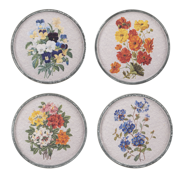 Assorted Round Flower Print, INDIVIDUALLY SOLD