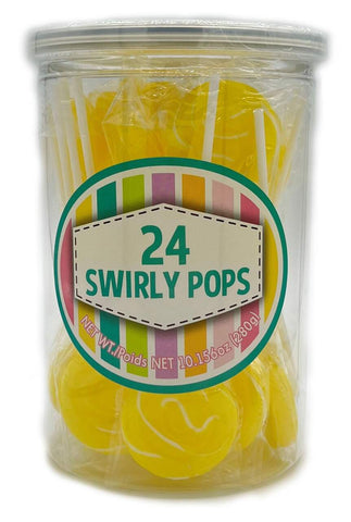 Lemon Swirly Pops