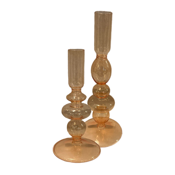 Assorted Apricot Taper Candle Holder, INDIVIDUALLY SOLD