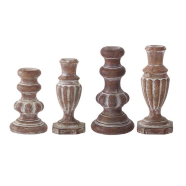 Assorted Brown Taper Candle Holder, INDIVIDUALLY SOLD