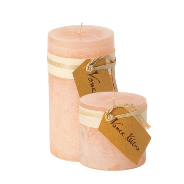 Assorted Pink Sand Colour Pillar Candle, INDIVIDUALLY SOLD