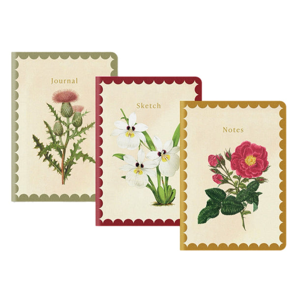Assorted Wild Flower Paperback Notebook, INDIVIDUALLY SOLD