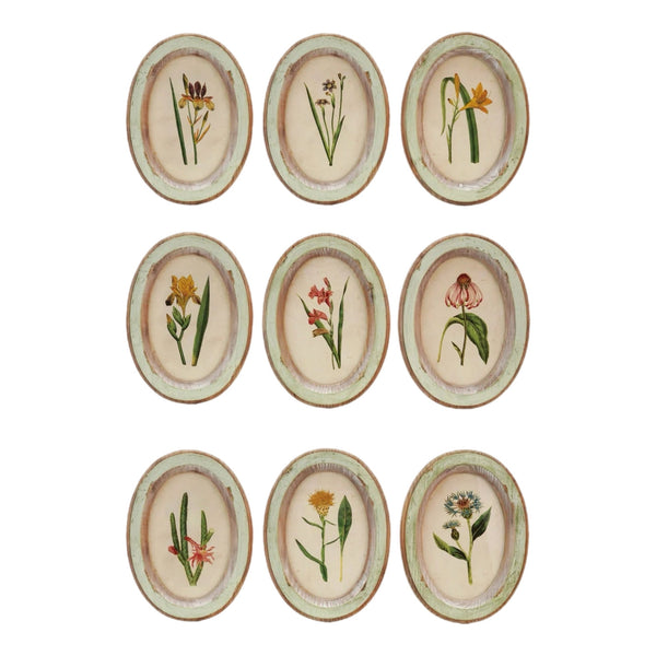 Assorted Flower Wall Print, INDIVIDUALLY SOLD