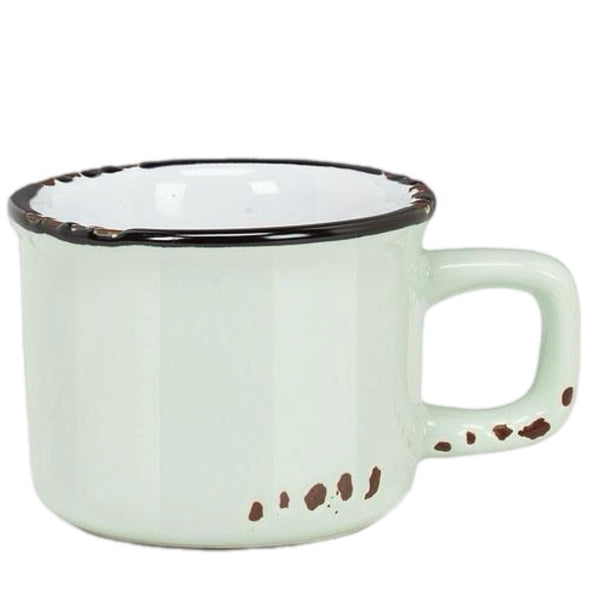 Assorted Mint Enamel Mugs, INDIVIDUALLY SOLD