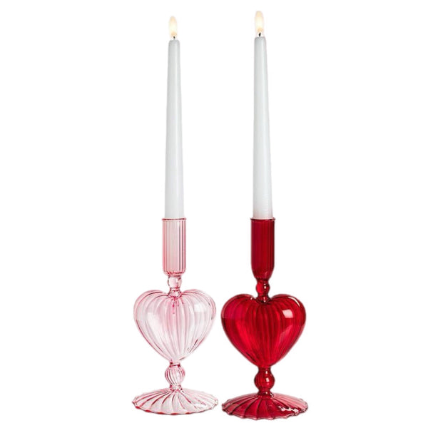 Assorted Heart Shaped Taper Candle Holder, INDIVIDUALLY SOLD