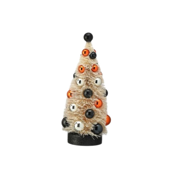 Assorted Halloween bottlebrush Tree Figurine, INDIVIDUALLY SOLD
