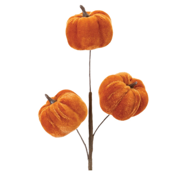 12" Assorted Pumpkins Pick, INDIVIDUALLY SOLD
