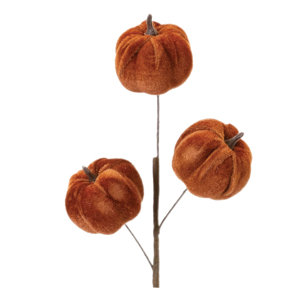 12" Assorted Pumpkins Pick, INDIVIDUALLY SOLD