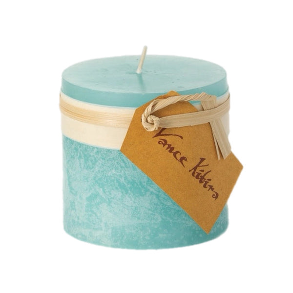 Assorted Sea Foam Colour Pillar Candle, INDIVIDUALLY SOLD