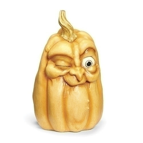 Winking Pumpkin Figurine