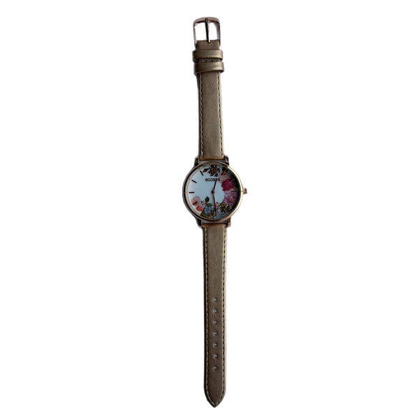 Champagne Floral Ladies Jewellery Watch