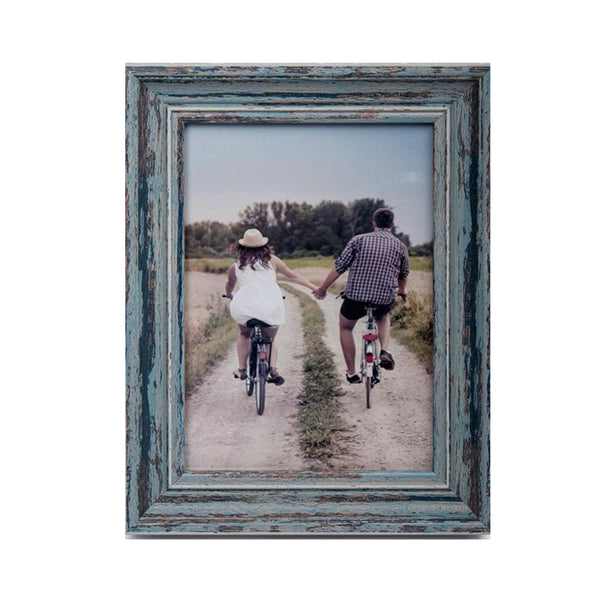 Assorted Blue Weathered Photo Frame, INDIVIDUALLY SOLD