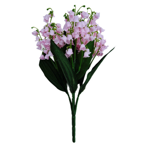 13" Pink Lily OF The Valley Bouquet