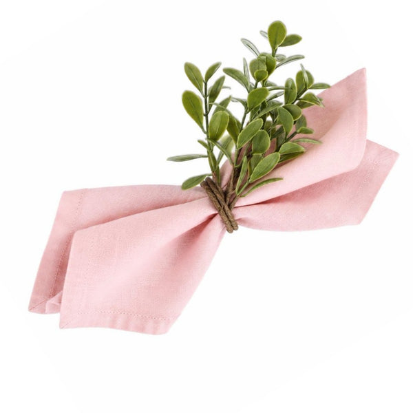 Faux Boxwood Napkin Ring