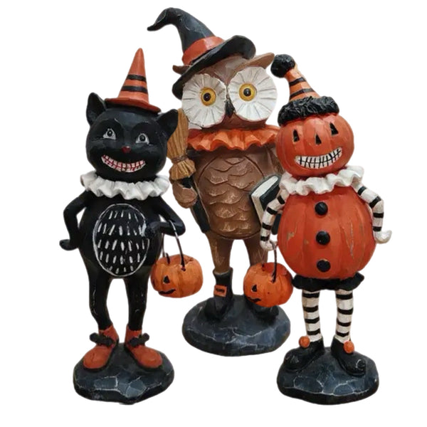 Assorted Halloween Character Figurine, INDIVIDUALLY SOLD