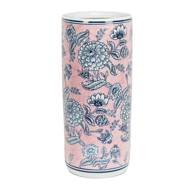 Pink & Blue Floral Pattern Umbrella Holder