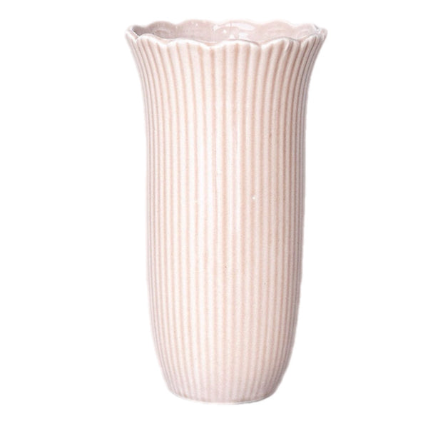 Assorted Beige Striped Vase, INDIVIDUALLY SOLD