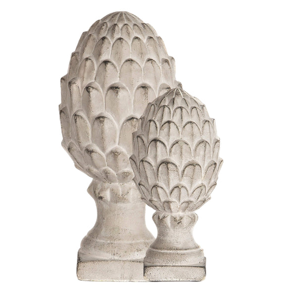 Assorted White Artichoke On Pedestal Figurine, INDIVIDUALLY SOLD