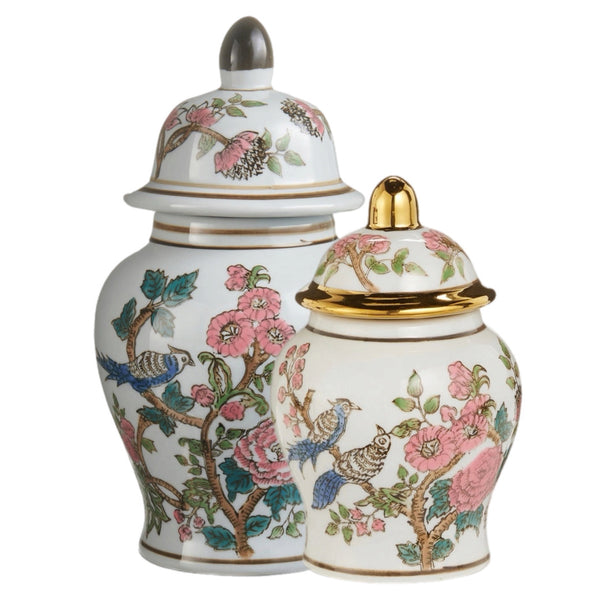 Assorted Birds Ginger Jar, INDIVIDUALLY SOLD