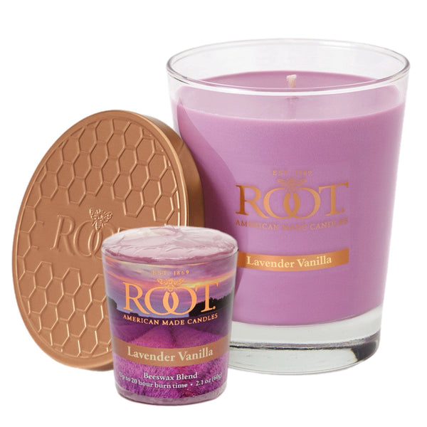 Assorted Lavender Vanilla Candle, INDIVIDUALLY SOLD