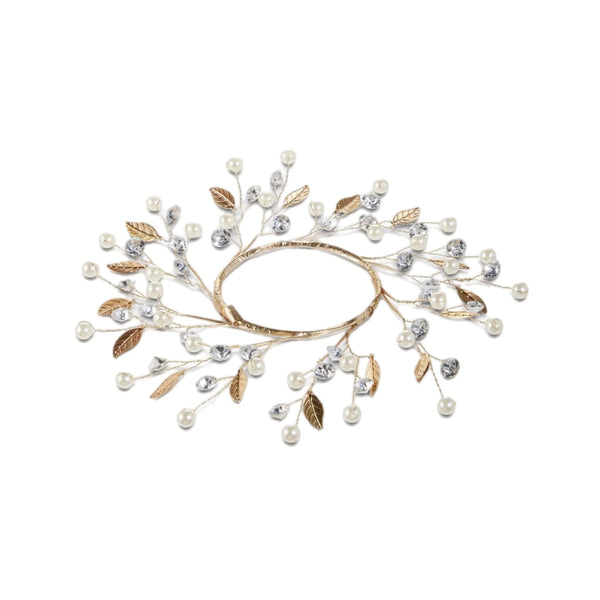 Assorted Pearl & Leaf Candle Ring, INDIVIDUALLY SOLD