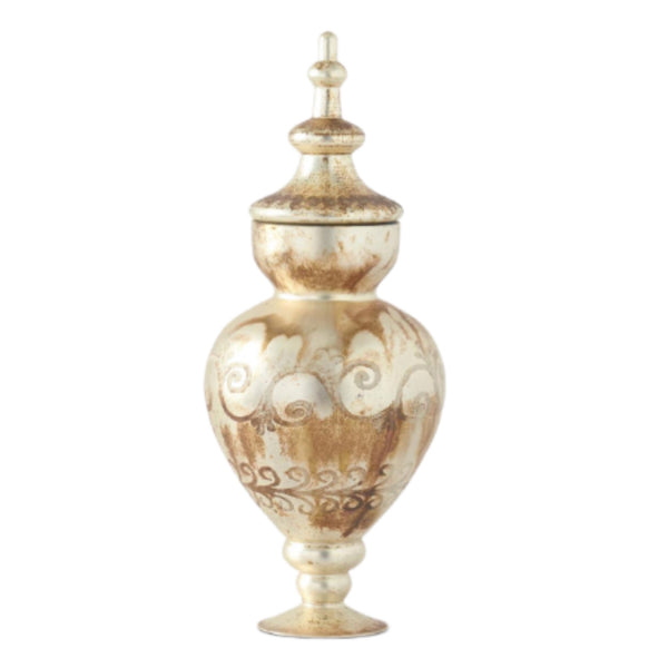 Assorted Etched Apothecary Jar, INDIVIDUALLY SOLD