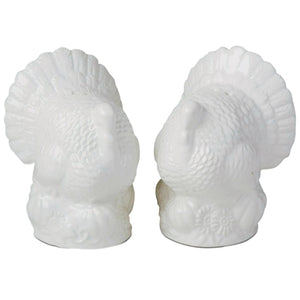White Turkey Salt & Pepper, Set Of 2