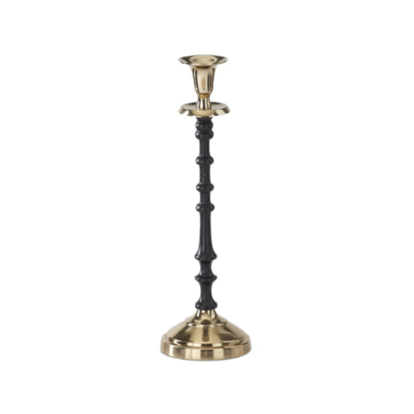 Assorted Gold & Black Taper Candle Holder, INDIVIDUALLY SOLD