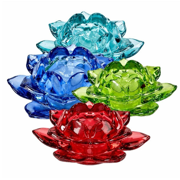 Assorted Lotus Tea Light Candle Holder, INDIVIDUALLY SOLD