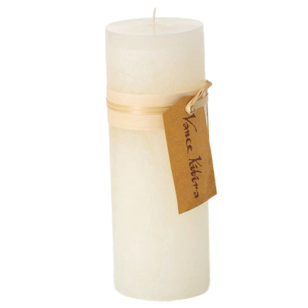 Assorted Melon White Colour Pillar Candle, INDIVIDUALLY SOLD