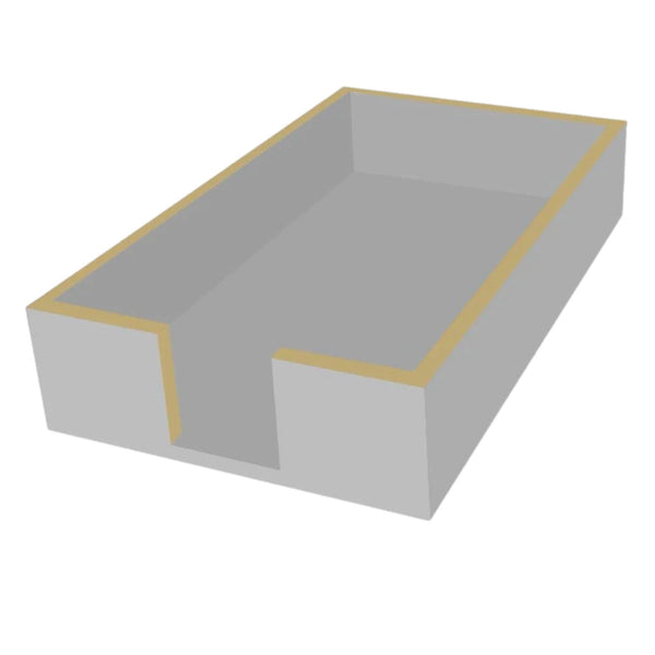 Assorted Silver & Gold Napkin Holder, INDIVIDUALLY SOLD