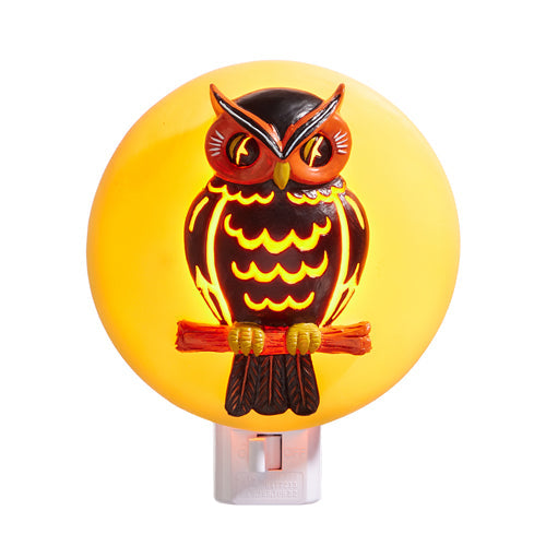 Owl With Full Moon Night Light