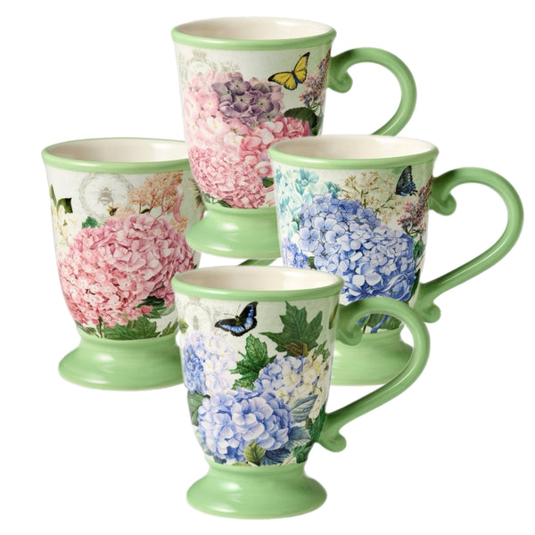 Assorted Hydrangea Mug, INDIVIDUALLY SOLD