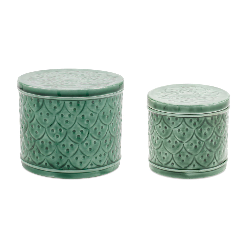 Assorted Turquoise Canister, INDIVIDUALLY SOLD