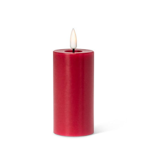 2" X 4" Pillar Flameless Candle: Red