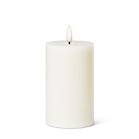 3" X 5" Pillar Flameless Candle: Cream