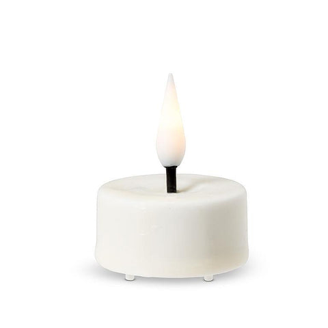 1" X 1.5" Tealight Flameless Candle: Cream