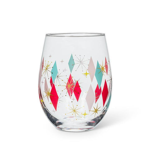 Diamonds Bowler Wine Glass