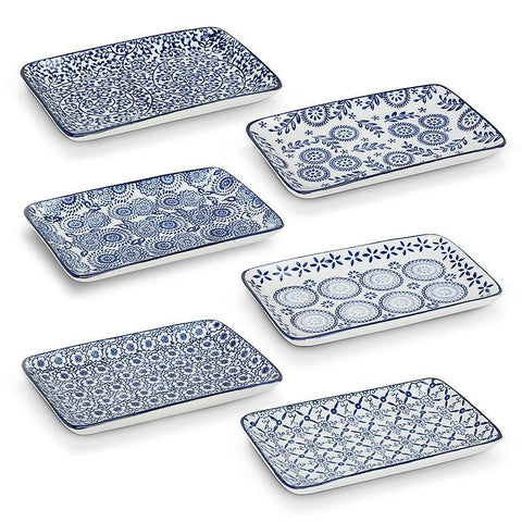 Assorted Blue Pattern Plate, INDIVIDUALLY SOLD