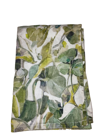 Lotus Linen Tea Towel