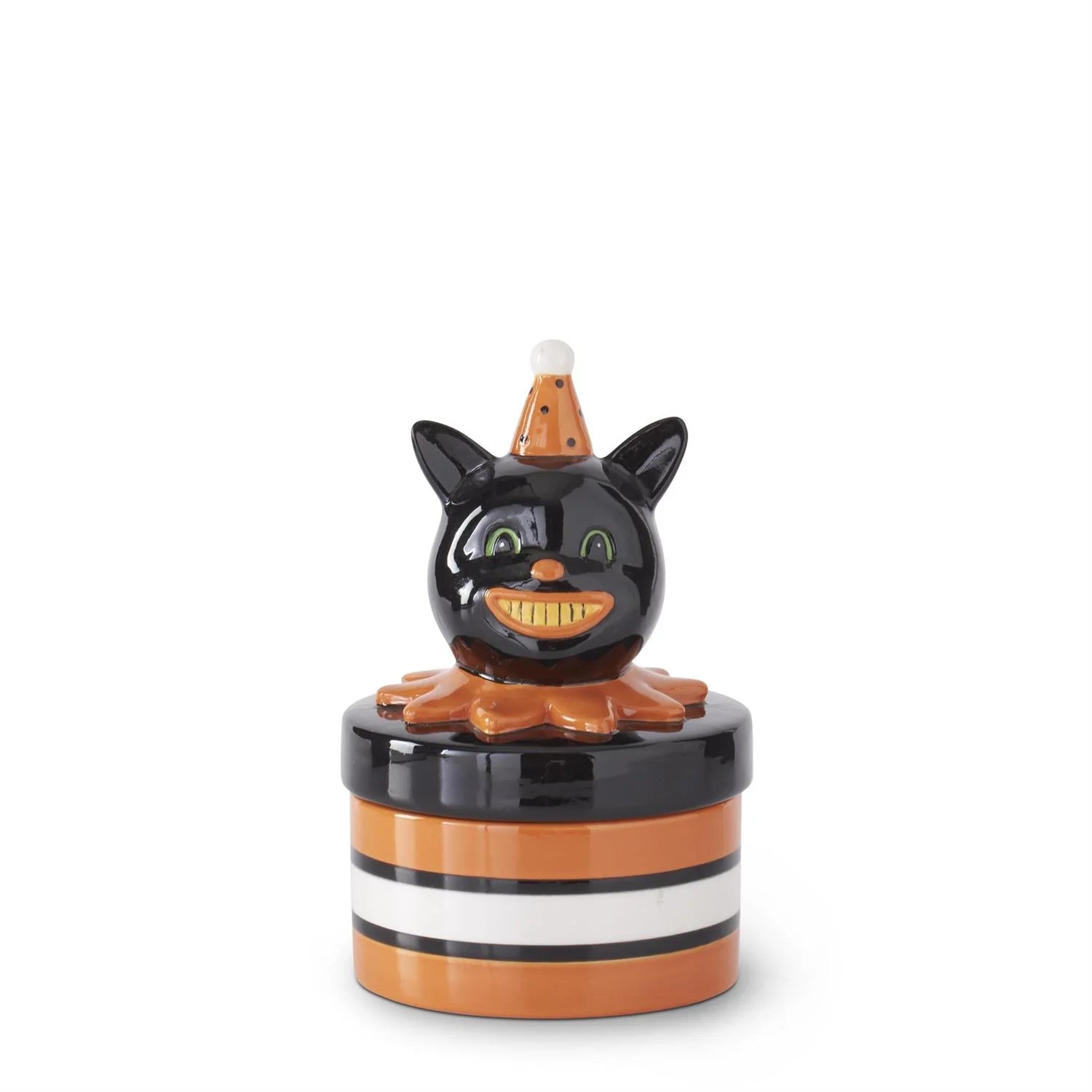 Small Black Cat Canister