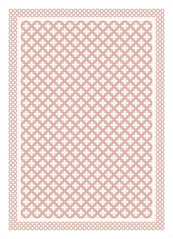 Pink Tile Tea Towel