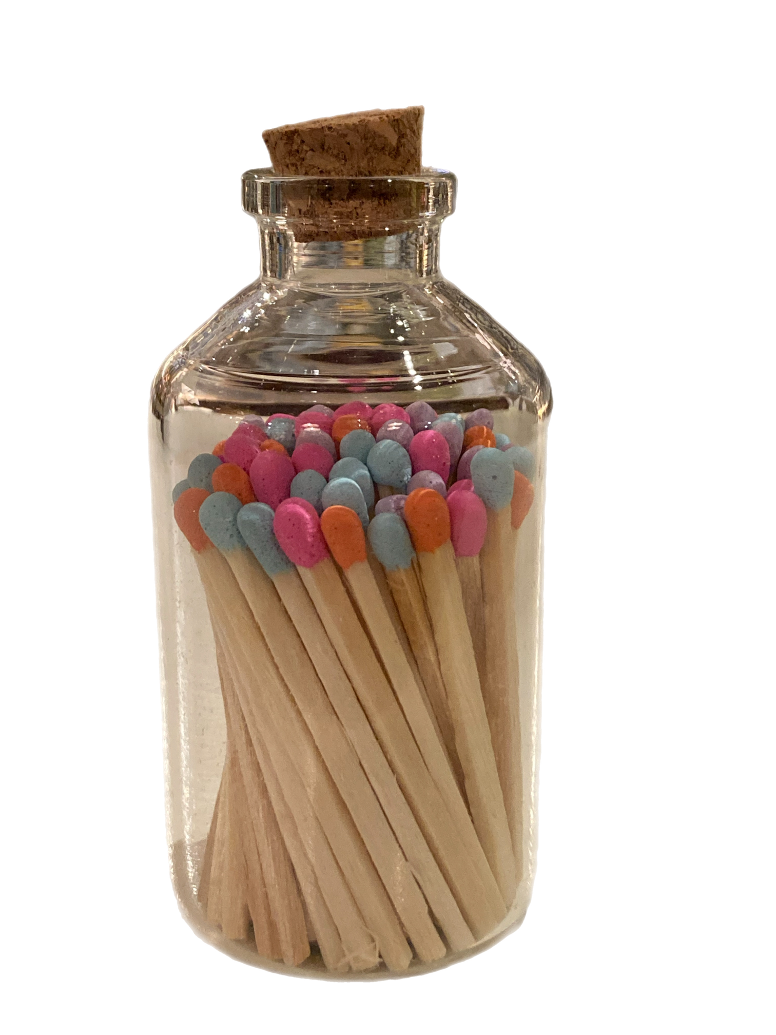 Multicoloured Matches In Jar