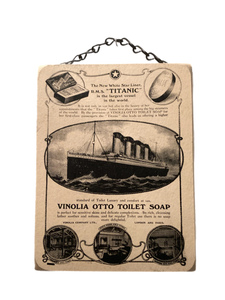Titanic Soap Sign