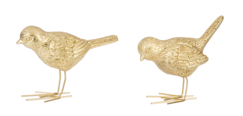 Assorted Gold Bird Figurine, INDIVIDUALLY SOLD