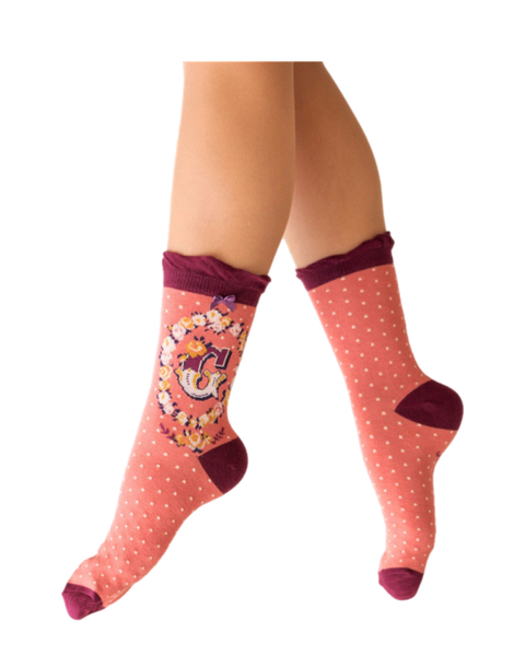 Assorted Monogrammed Socks, INDIVIDUALLY SOLD