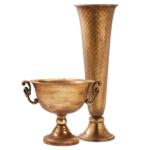 Assorted Bronzed Metal Vase & Urn, INDIVIDUALLY SOLD