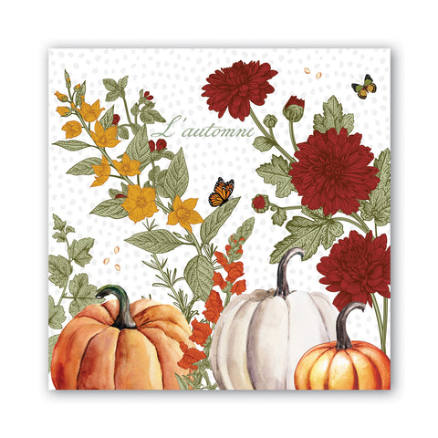 Luncheon Paper Napkin: Pumpkin Delight