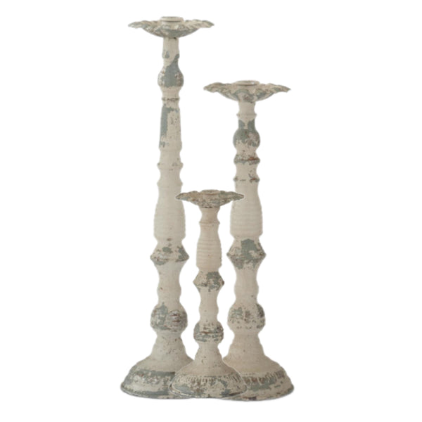Assorted Weathered Taper Candle Holder, INDIVIDUALLY SOLD