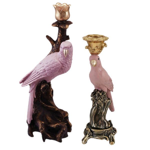 Assorted Parrot Taper Candle Holder, INDIVIDUALLY SOLD